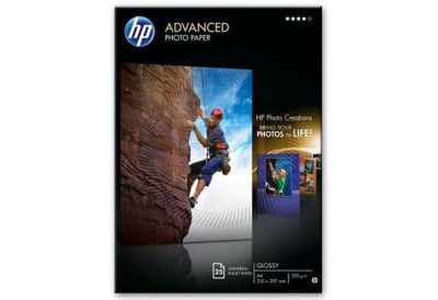 HP Advanced Glossy Photo Paper A4 250gm 25 Sheets